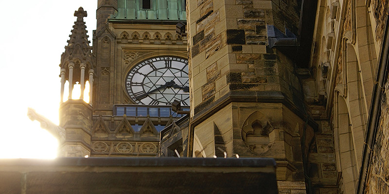 La Tour de la Paix située au coeur du centre-ville d'Ottawa.