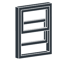 PVC Double Hung Windows